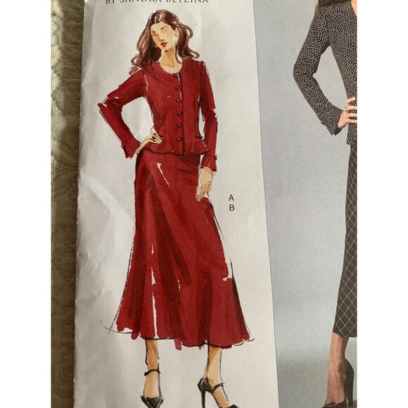 Vogue Misses Blouse Top Skirt Sewing Pattern V2911 Sz one size - Uncut - Picture 3 of 9